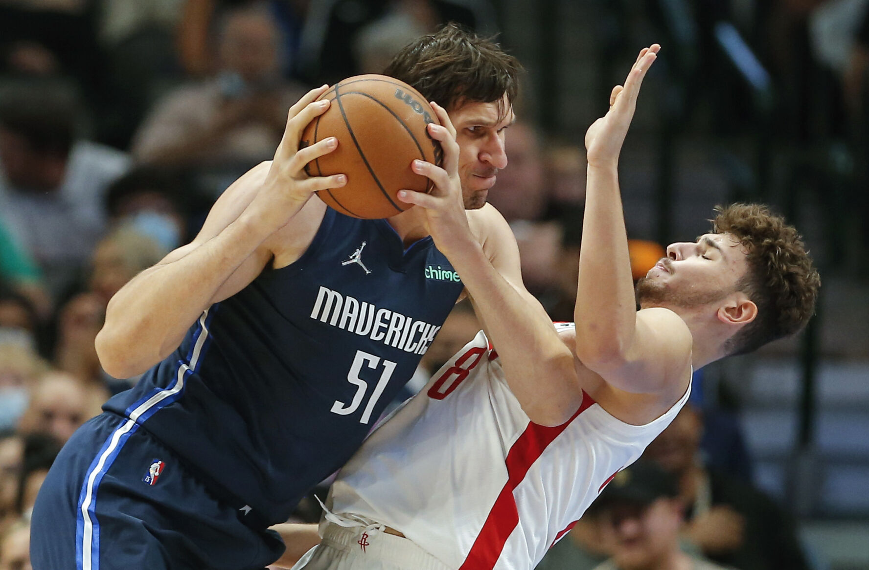APTOPIX Rockets Mavericks Basketball
